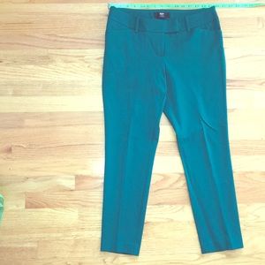 Mossimo Hunter Green Sz 8 ankle pants